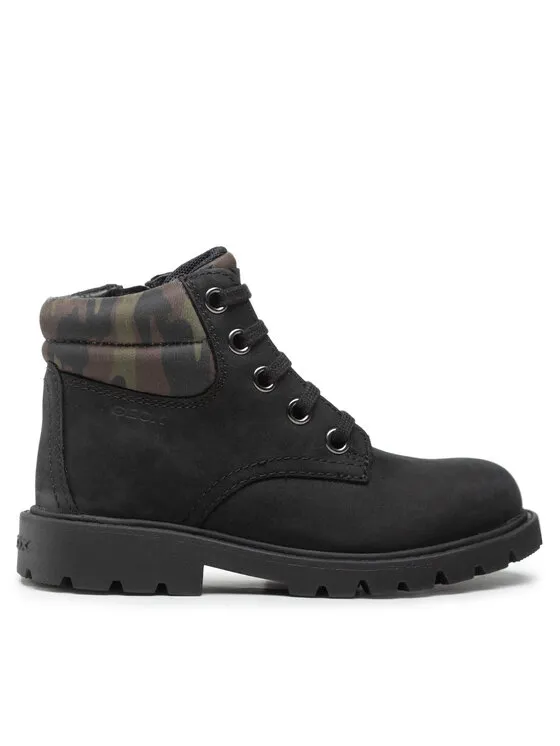 Schnürstiefeletten · Schwarz