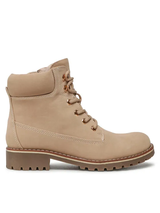 Schnürstiefeletten · Weiß