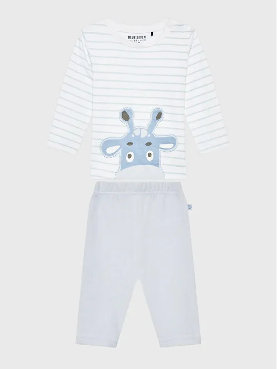 Set Bluse und Hose · Blau