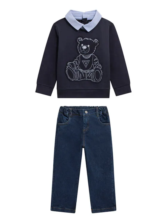 Set Bluse und Hose · Dunkelblau