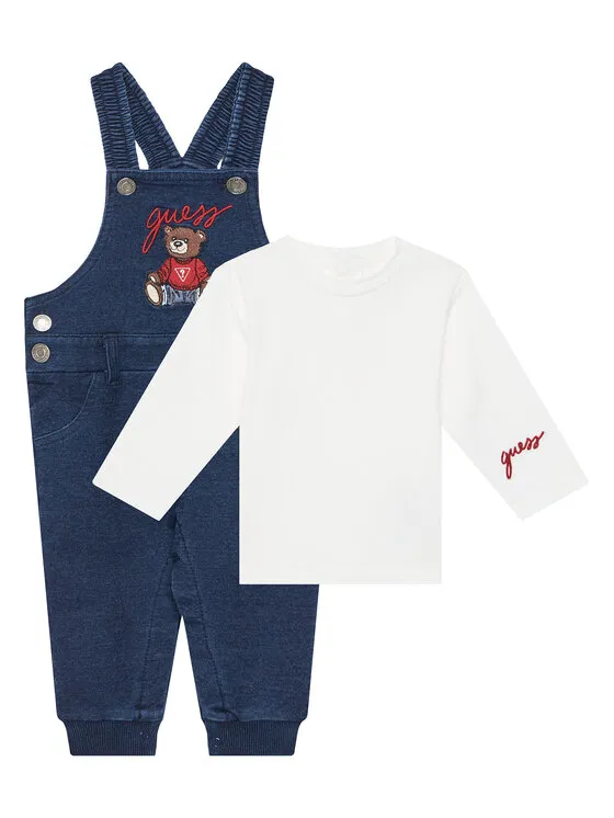 Set Bluse und Hose · Weiß