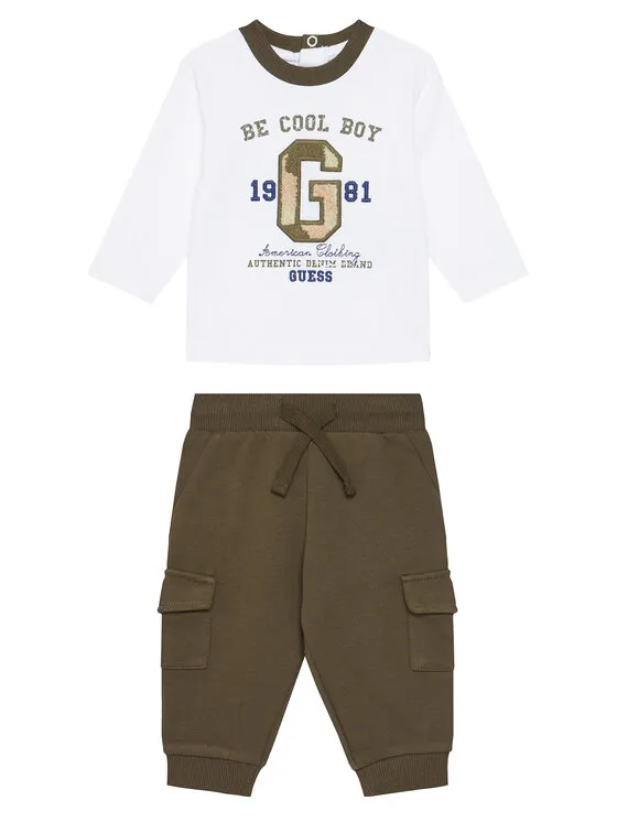 Set Bluse und Hose · Weiß