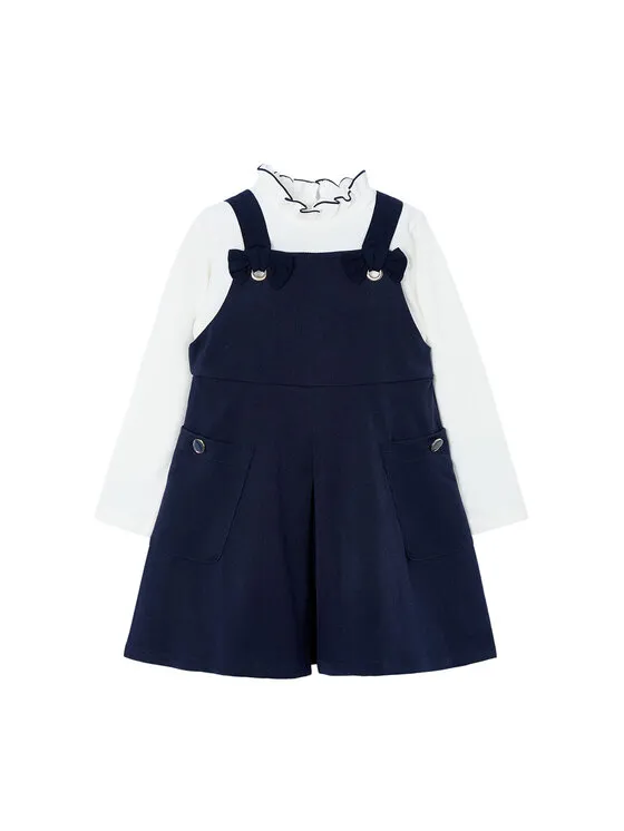 Set Bluse und Kleid · Dunkelblau