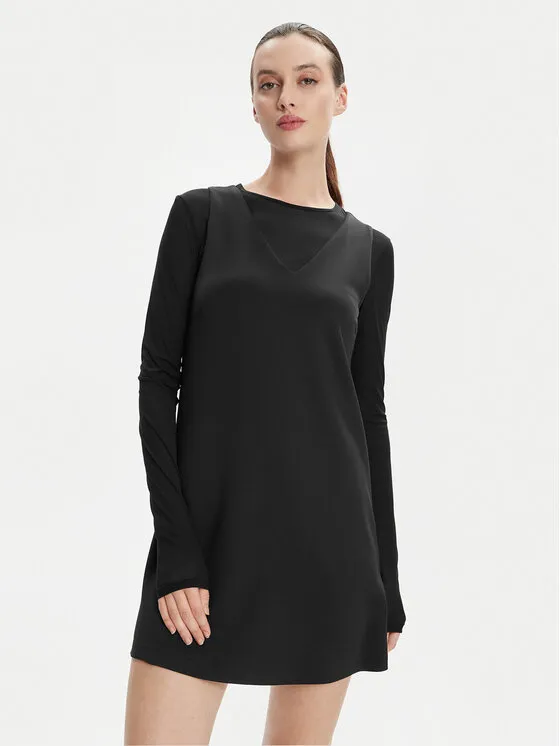 Set Bluse und Kleid · Schwarz · Mini