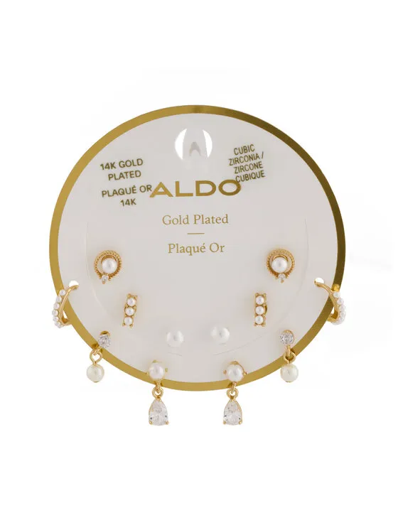 Set Ohrringen · Goldfarben · Metall