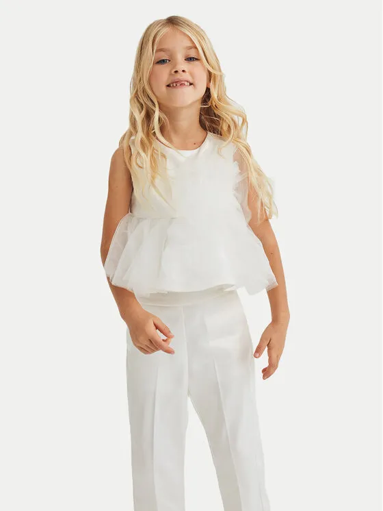 Set Top und Hose · Weiß