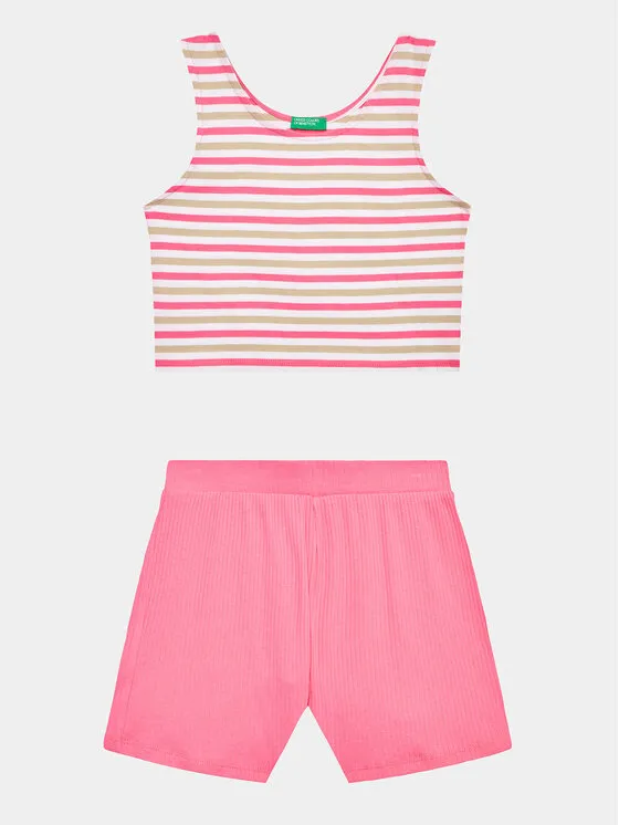 Set Top und Shorts · Bunt