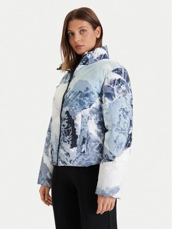 Skijacke W5BL92 W3282 Blau Regular Fit