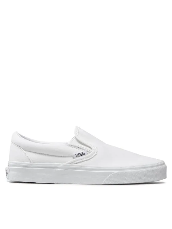 Sneakers aus Stoff · Slip-On · Weiß