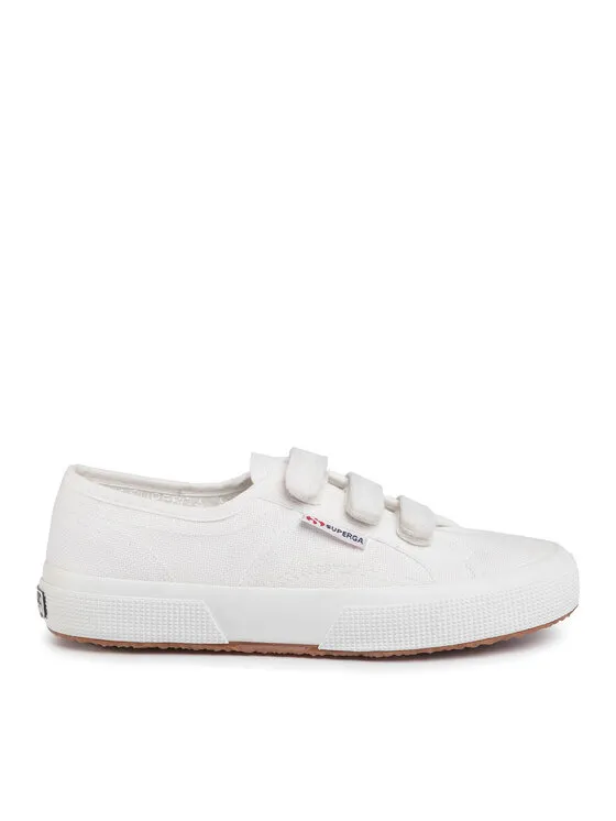 Sneakers aus Stoff · Weiß