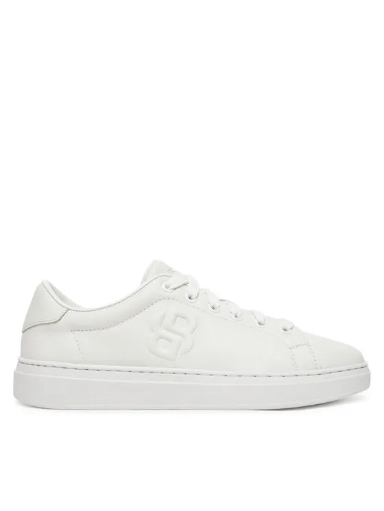 Sneakers aus Stoff · Weiß