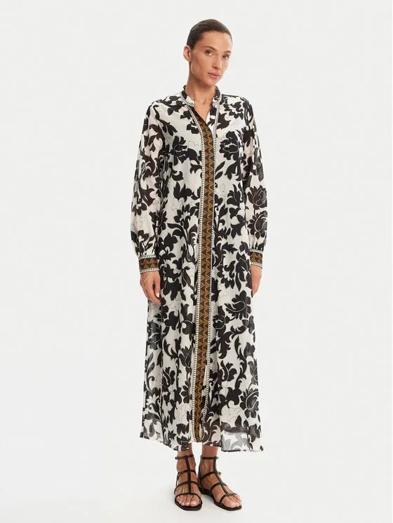 Sommerkleid · Schwarz · Midi