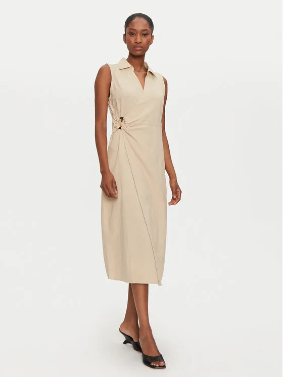 Sommerkleid · Weiß · Midi