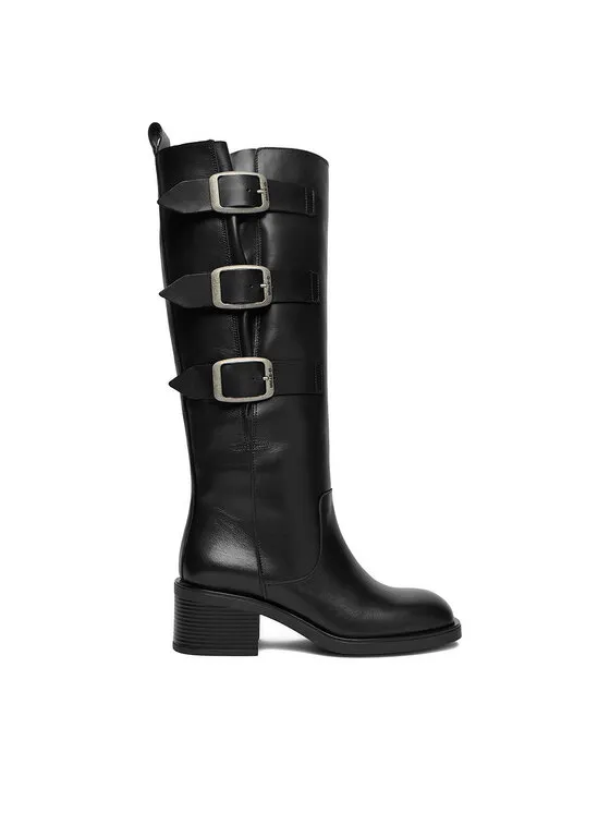 Stiefel · Schwarz · 5 cm