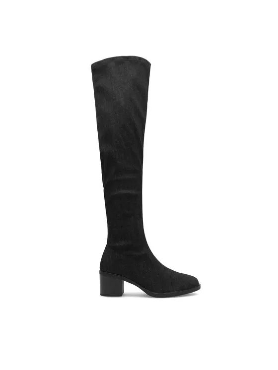 Stiefel · Schwarz · 6 cm