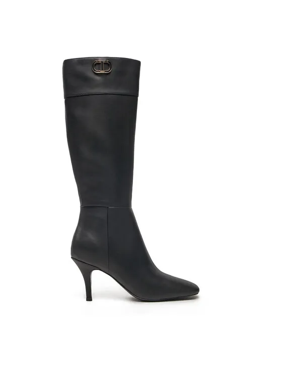 Stiefel · Schwarz · 8.5 cm