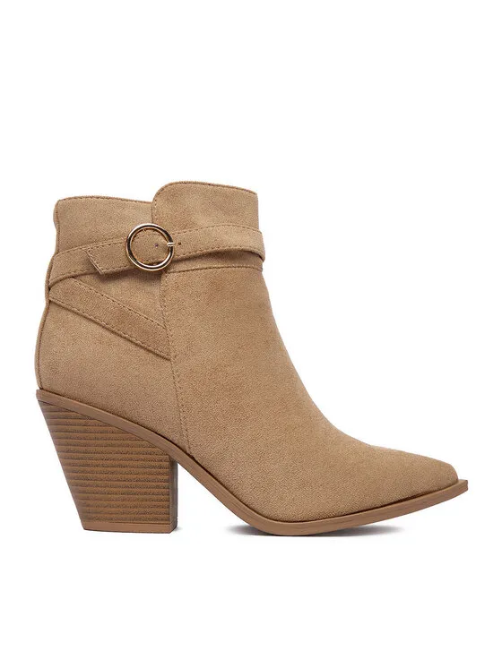 Stiefeletten · Beige · 8 cm