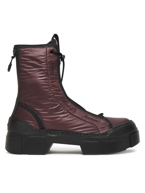 Stiefeletten · Dunkelrot