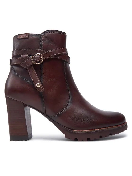 Stiefeletten · Dunkelrot