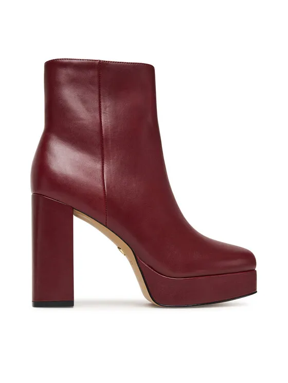 Stiefeletten · Dunkelrot