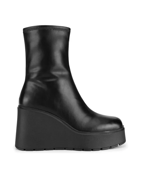 Stiefeletten · Schwarz · 10 cm