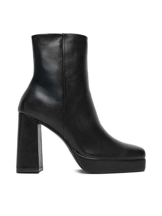 Stiefeletten · Schwarz · 10 cm