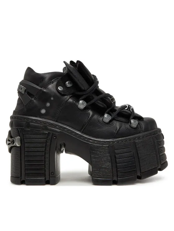 Stiefeletten · Schwarz · 10 cm