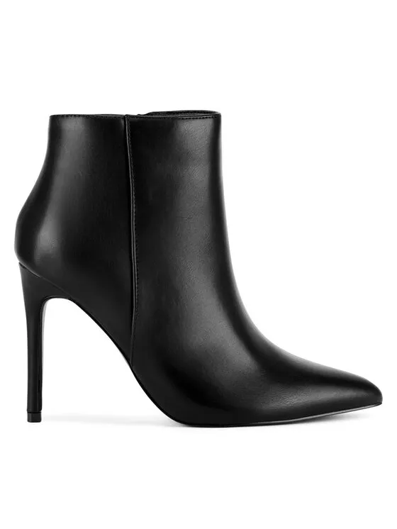 Stiefeletten · Schwarz · 10 cm