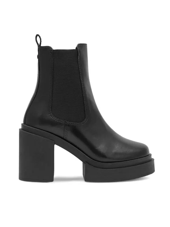 Stiefeletten · Schwarz · 10 cm