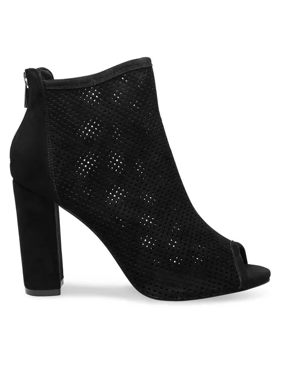 Stiefeletten · Schwarz · 10 cm