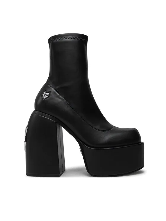 Stiefeletten · Schwarz · 13 cm