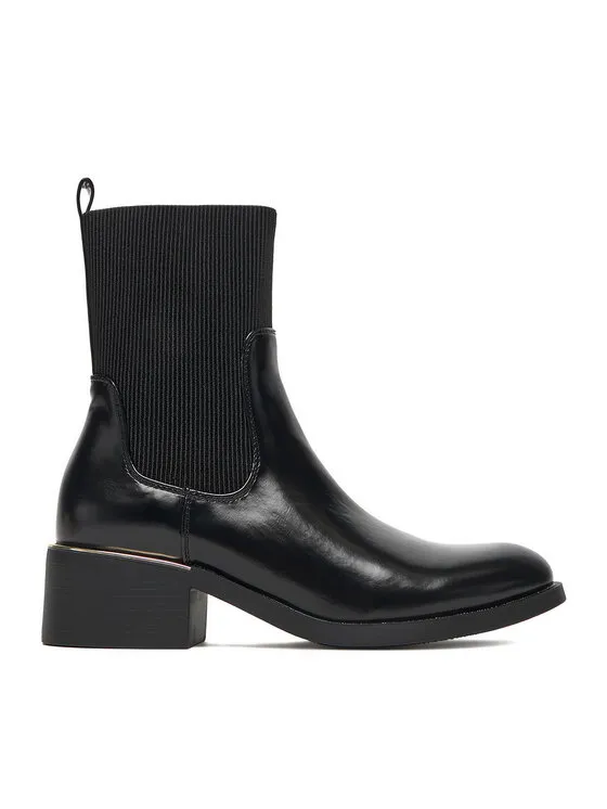 Stiefeletten · Schwarz · 5 cm