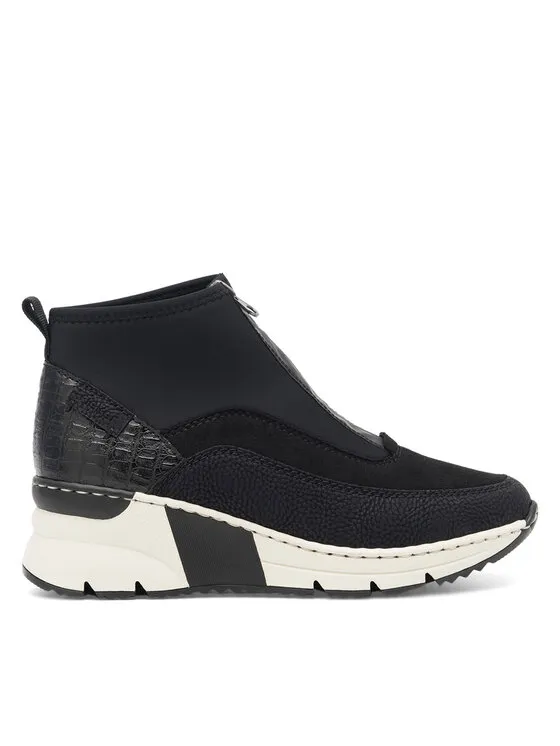 Stiefeletten · Schwarz · 5 cm