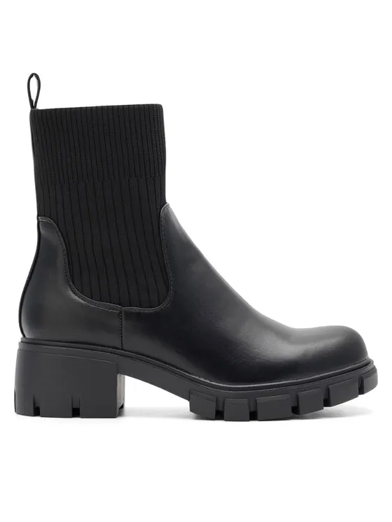 Stiefeletten · Schwarz · 5 cm