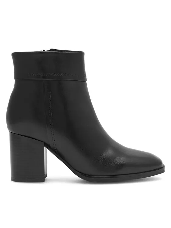 Stiefeletten · Schwarz · 7 cm