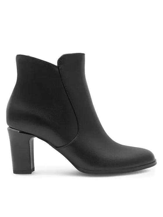 Stiefeletten · Schwarz · 7 cm