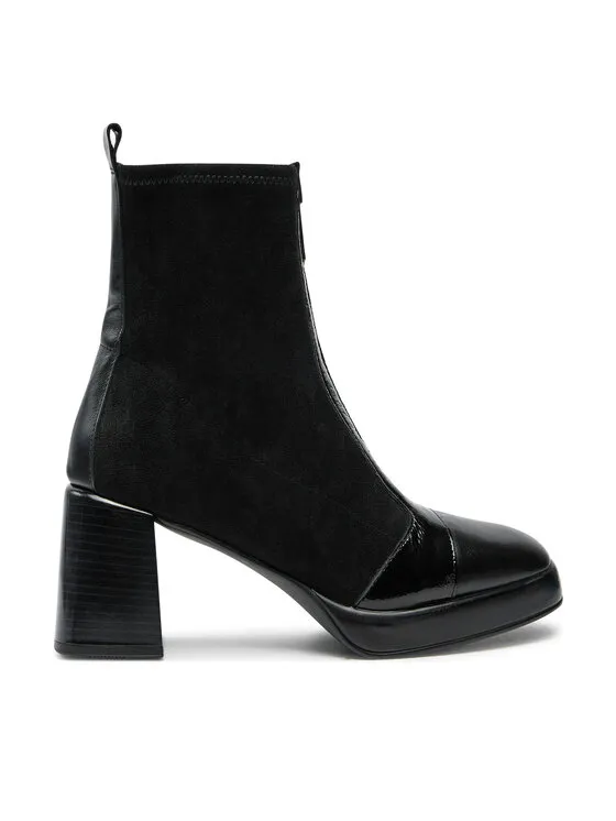 Stiefeletten · Schwarz · 7 cm