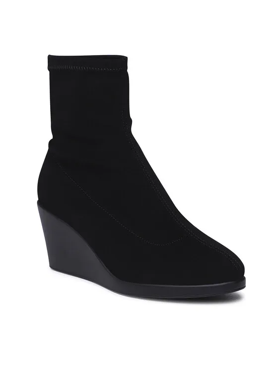 Stiefeletten · Schwarz · 7 cm