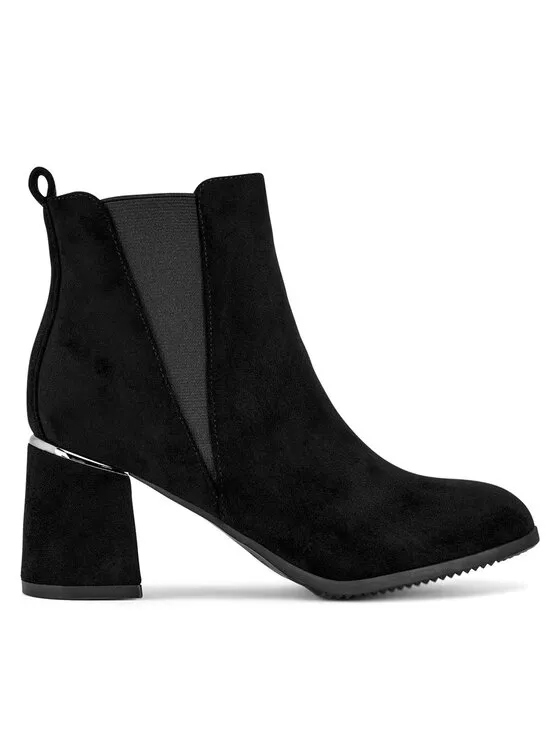 Stiefeletten · Schwarz · 7 cm