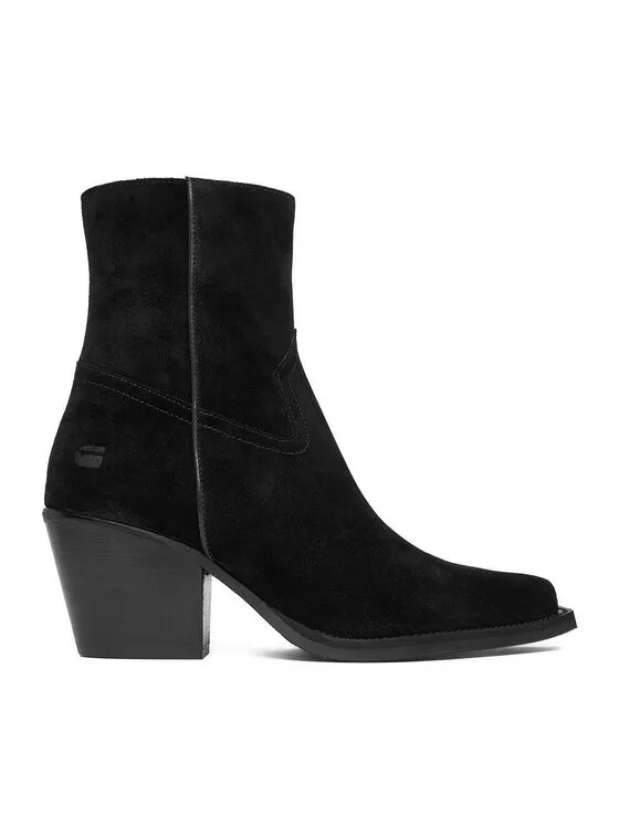 Stiefeletten · Schwarz · 7 cm
