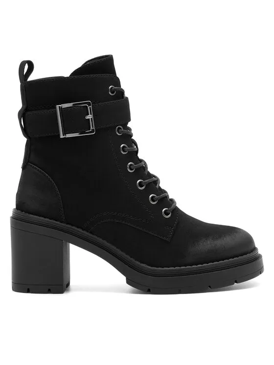 Stiefeletten · Schwarz · 8 cm