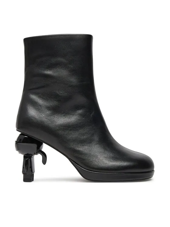 Stiefeletten · Schwarz · 8 cm