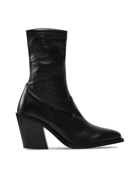 Stiefeletten · Schwarz · 8 cm