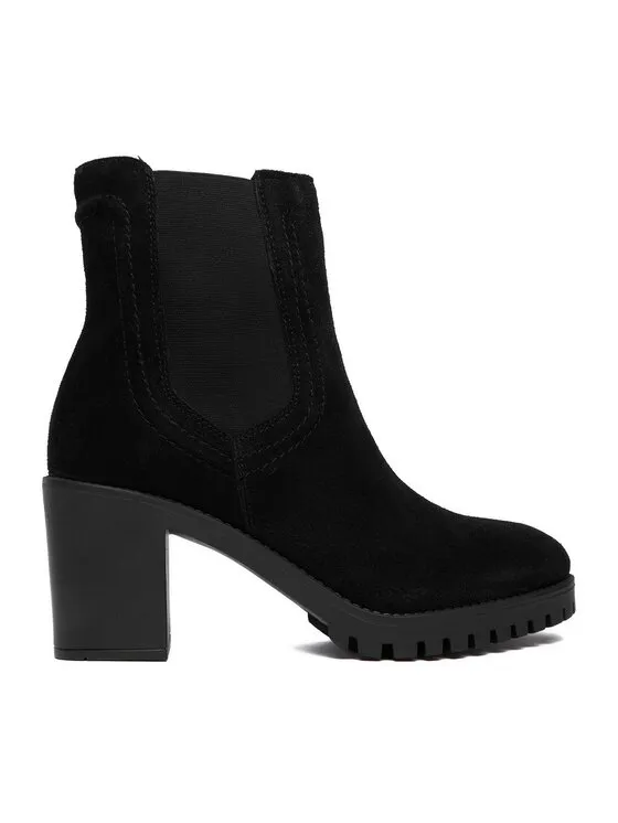 Stiefeletten · Schwarz · 8 cm