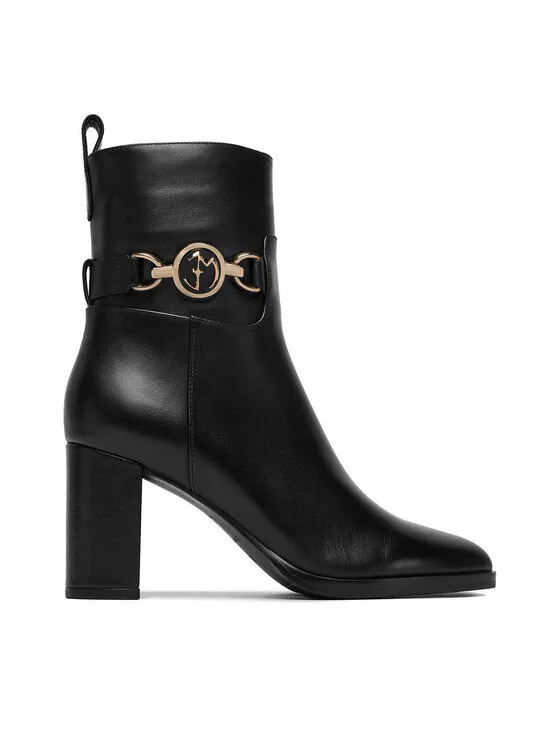 Stiefeletten · Schwarz · 8 cm