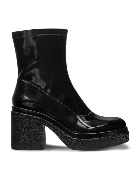 Stiefeletten · Schwarz · 9 cm