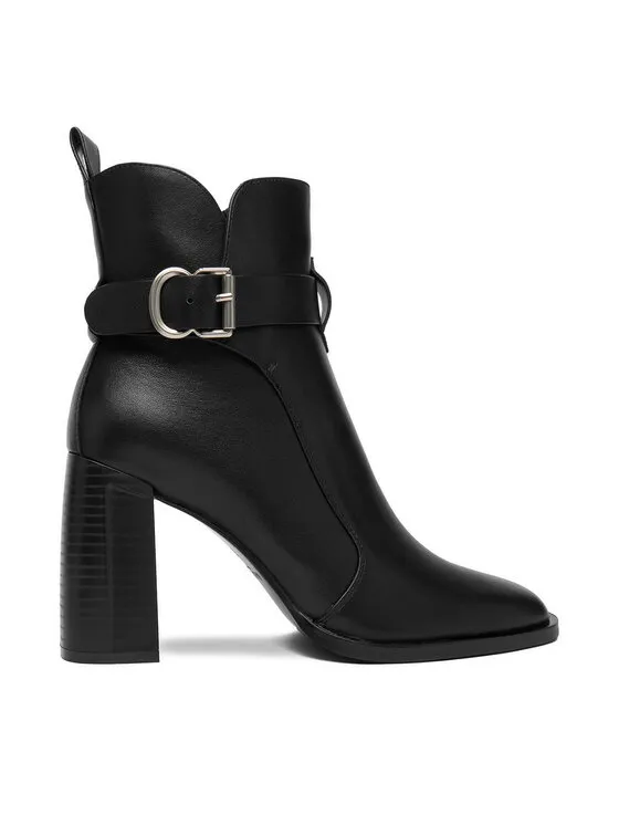 Stiefeletten · Schwarz · 9 cm