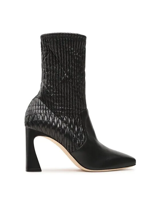 Stiefeletten · Schwarz · 9 cm