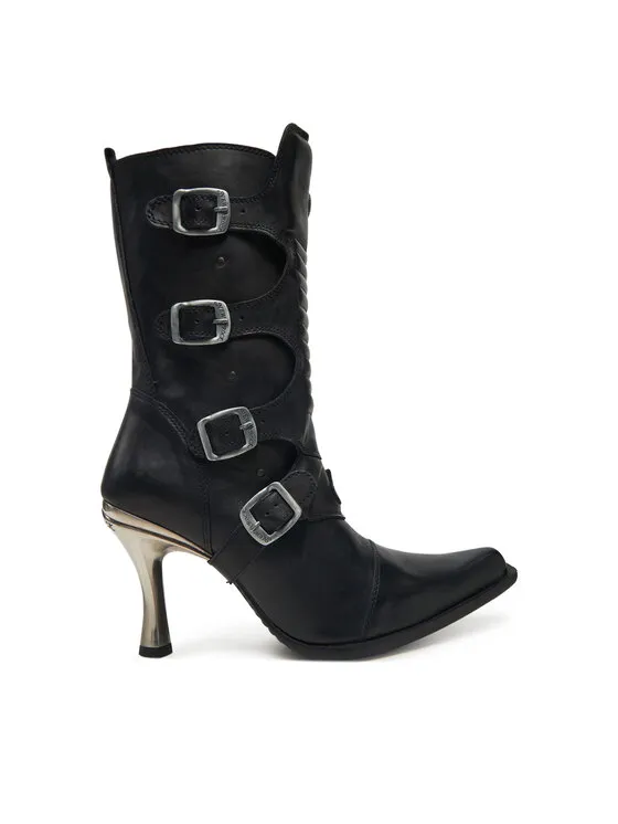 Stiefeletten · Schwarz · 9 cm