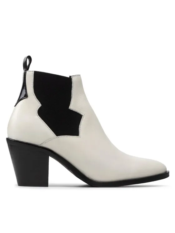 Stiefeletten · Weiß · 6.5 cm